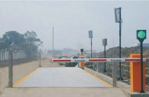 客戶安裝電子汽車(chē)衡 